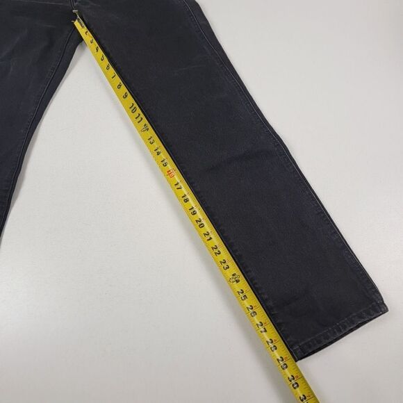 Sunday Best Aritzia High Rise Wide Leg Black Denim Jeans Womens Size 0 - Picture 13 of 16